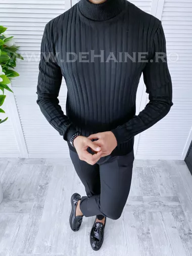 Helanca barbati slim fit neagra B2736 N1-5.6*